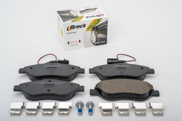 BRECK Bremsbelagsatz, Scheibenbremse